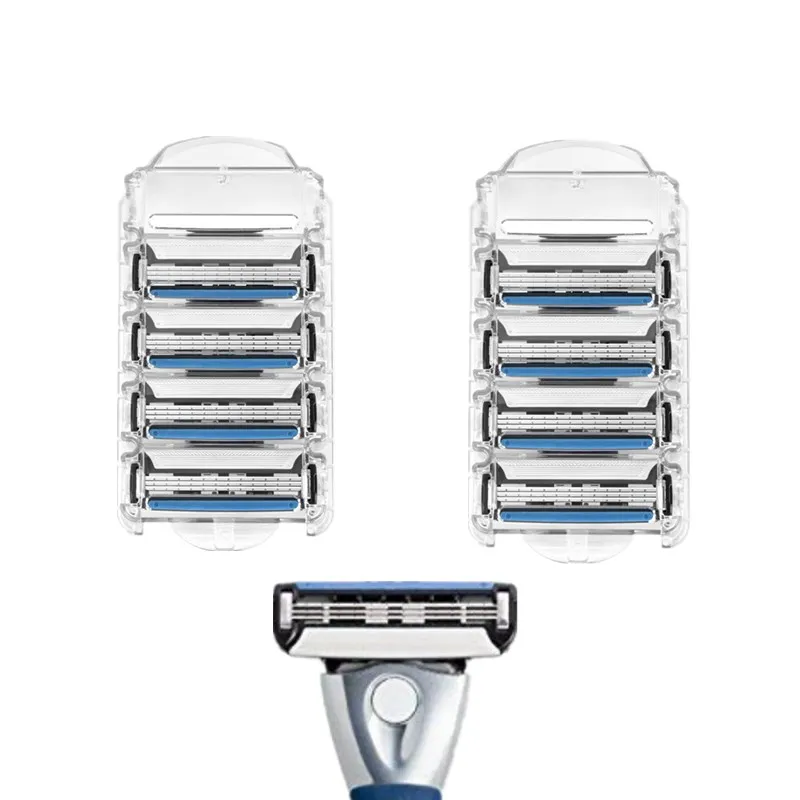 

Men's 3 Blade Razor System Mens Machine for Shaving Razors Razor Handle with 15 Replacement Cartridges