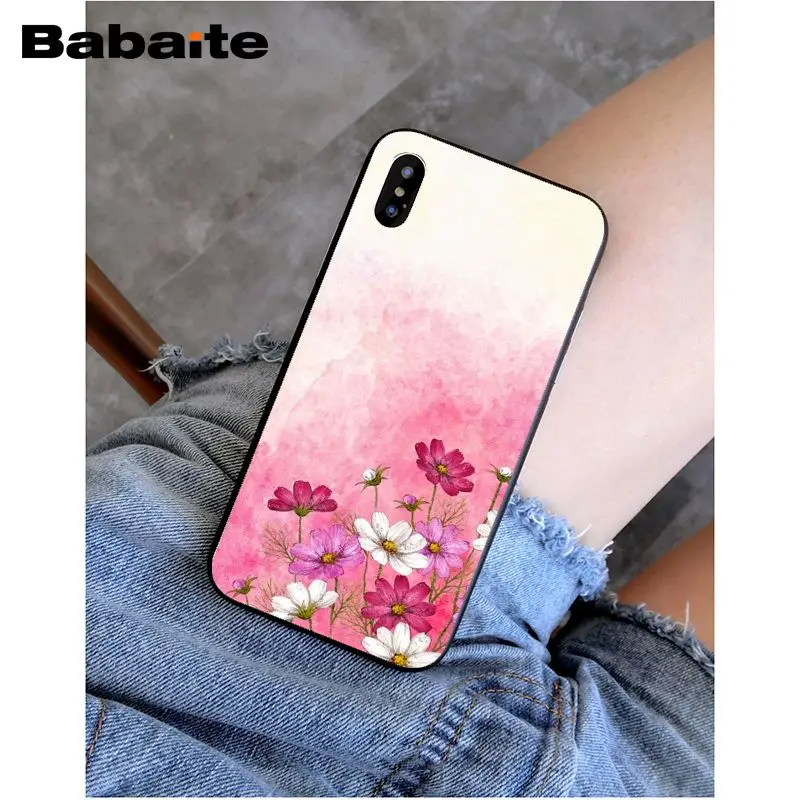 Watercolor flower Dandelion Lotus Lavender