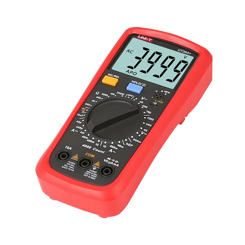 Цифровой мультиметр UNI T UT39A + UT39C тестер автоматического диапазона AC DC V/A Ohm/Temp