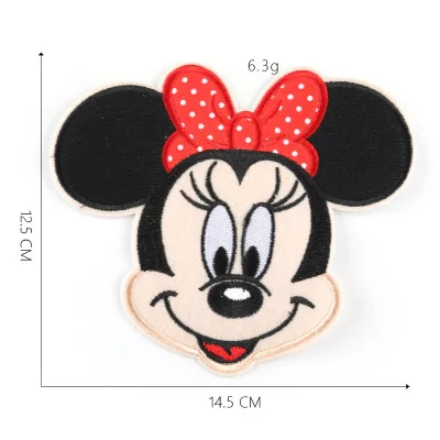 1-5pcs 5 шт. патчи с Микки из мультфильма для женщин модные Minnies для девочек милая кукла-мальчик вышивка на одежду ручная работа украшение одежды Блестки Ткань - Цвет: 1-5pcs