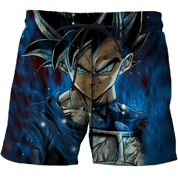 

Mens Shorts Dragon Ball Avatar Galaxy Anime Wukong 3D Print Summer Beach Shorts 2019 Casual Board Quick Dry Shorts Swimwear