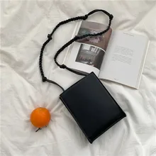  Women Fashionableshoulder bag personality creative bag vertical small square bagSolid color All-match Free shipping 
