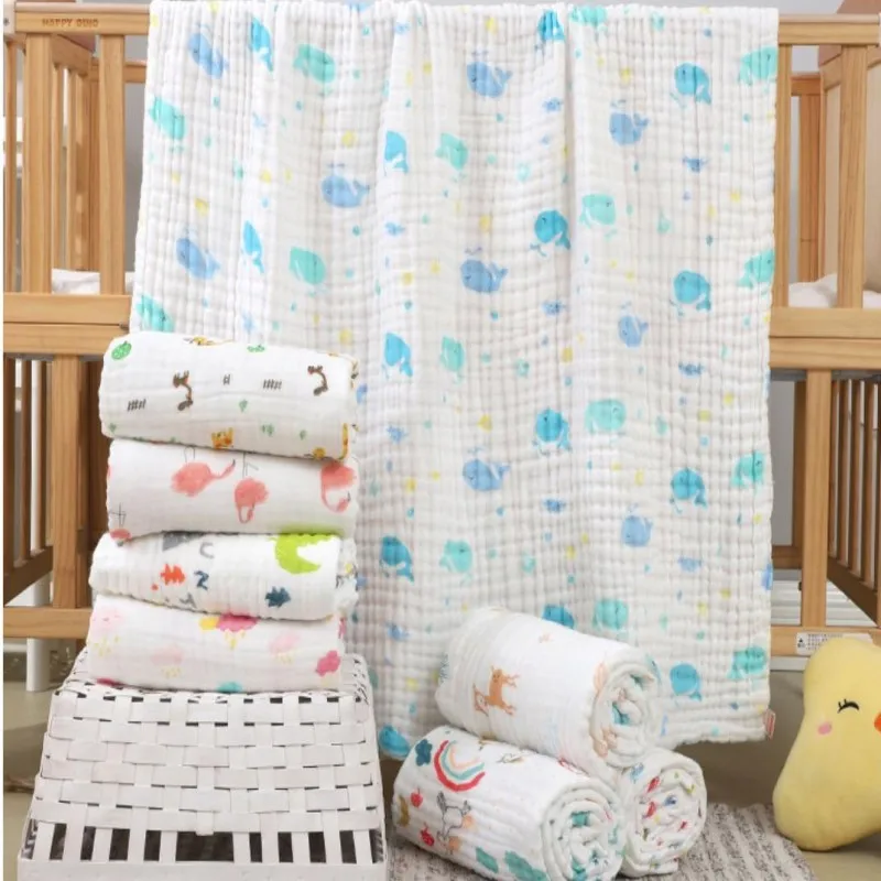 Хлопковое банное полотенце, одеяло, детское одеяло Blandessin Anime bébé Spa Serviette/caractente Enfants Peignoir Infantile Serviettes de Plage - Цвет: white
