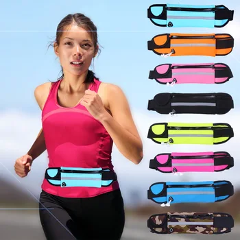 

Fashion mini fanny pack for women men Portable convenient USB waist pack Travel multifunctional waterproof phone belt bag bp264