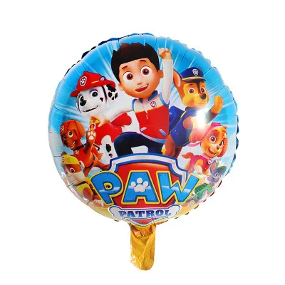 Paw Patrol/украшение на день рождения, фигурки, игрушки Paw Patrol, воздушные шары, вечерние игрушки, детские игрушки для девочек, Чейз, Marshall, баллон - Цвет: 26