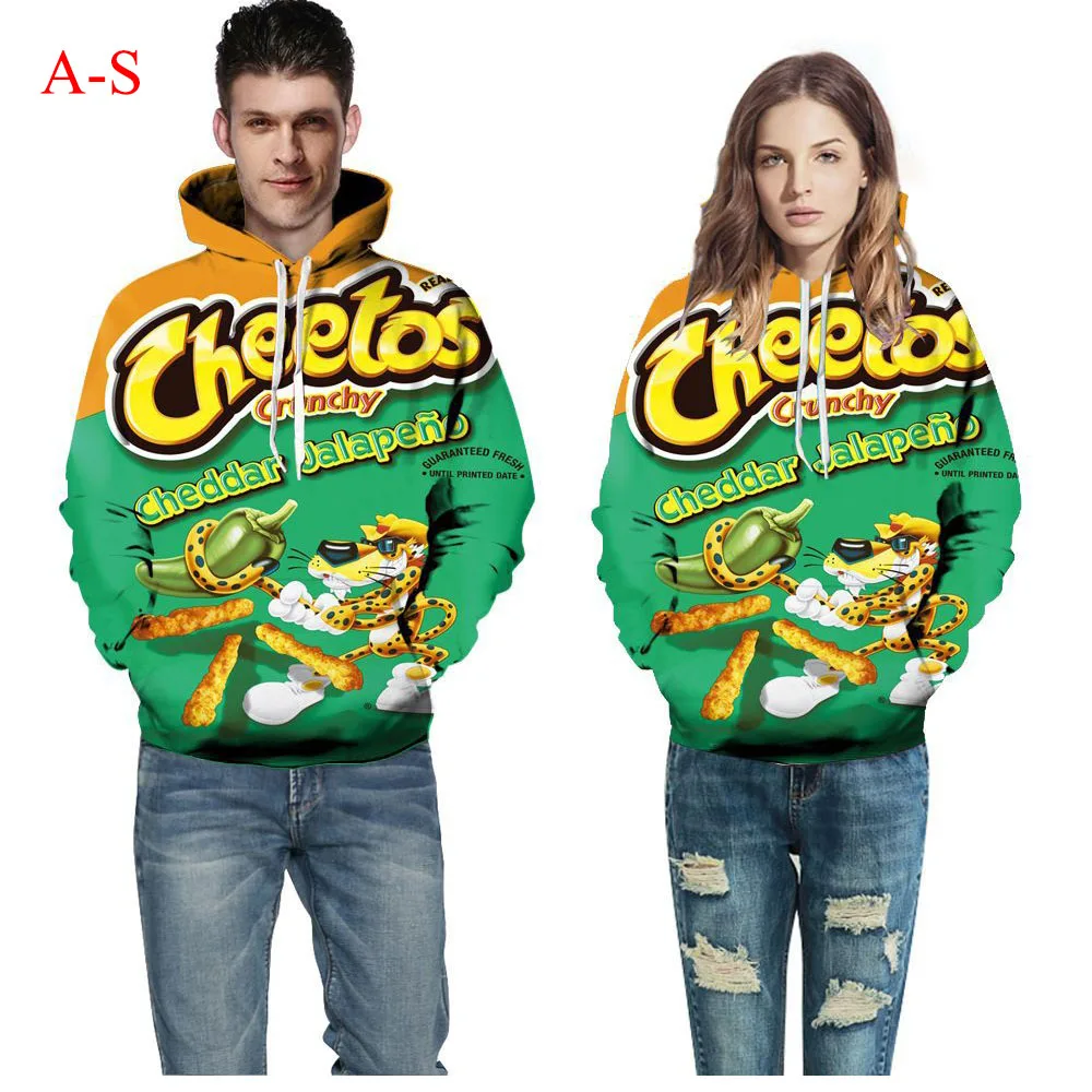 

1 Pcs Couple Top Fashion New Print Hooded Long Sleeve Anime Women/Man T-Shirt Casual Long Sleeve Shirt Clothes