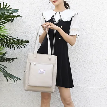 

Waterproof Stylish Laptop Backpack women 13 13.3 14 15 15.6 inch Korean Fashion Oxford Canvas USB College Back pack bag female