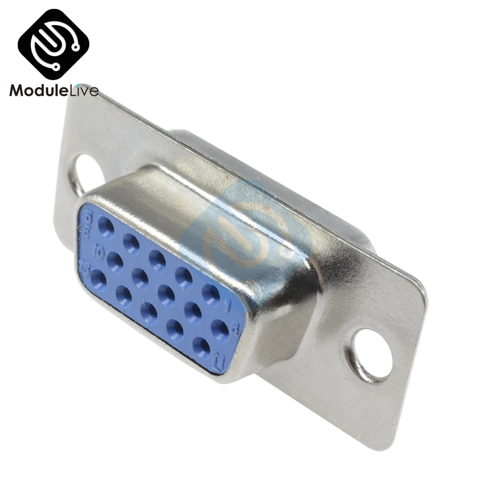 Разъем DB15 DB 15 15Pin Женский для ЖК монитора новые инструменты|Соединители| |