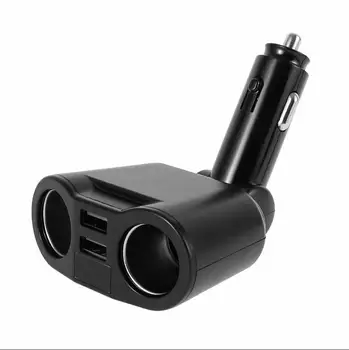 

DC 12V Universal Car Cigarette Lighter Adapter Charger 2 Way Dual Plug Socket Splitter For BMW Golf Ford