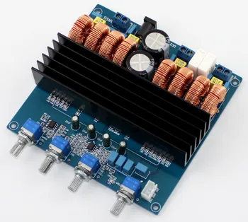 

Free shipping TDA7498 2.1 channel digital power amplifier board Beyond TPA3116/ Class D Amplifier Board 200W+100W+100W