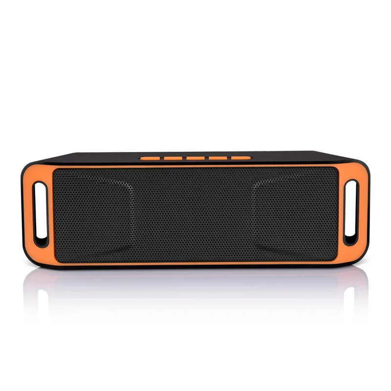 Bluetooth динамик поддержка AUX TF карта U диск вход музыка Бас Звук с микрофоном 1000 мАч 6 Вт модный подарок для телефона детей - Цвет: C