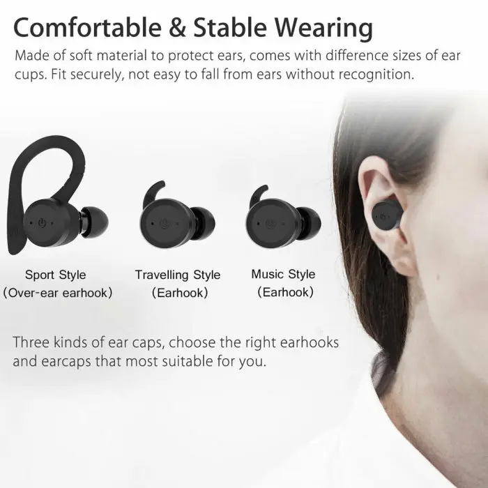Bluthtooth sem Fio Fones de Ouvido Fones de Ouvido de Alta Mini Verdadeiro Esportes In-ear de Alta Fidelidade Nc99 5.0 5 Mini verdadeiro bluthtooth sem fio 5.0 fones