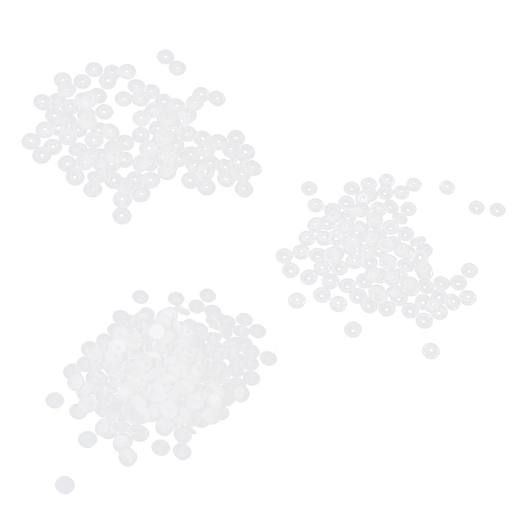 100Set No Sewing Resin Snap Buttons Fasteners Poppers DIY Clothes Craft T3/T5/T8