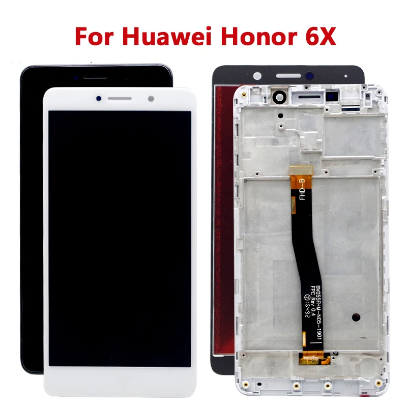 5 дюймов для Huawei Honor 6X ЖК-дисплей BLN-L24 BLN-AL10 BLN-L21 BLN-L22 сенсорный экран дигитайзер с