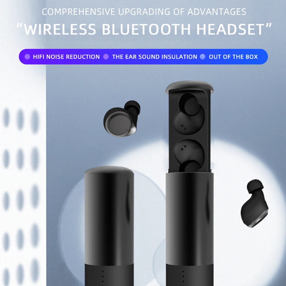 Hot Sale Bluetooth 5.0 Earphones TWS Wireless In-Ear Charging Box Earphone Handsfree Portable Sports Earbuds Gaming Headset