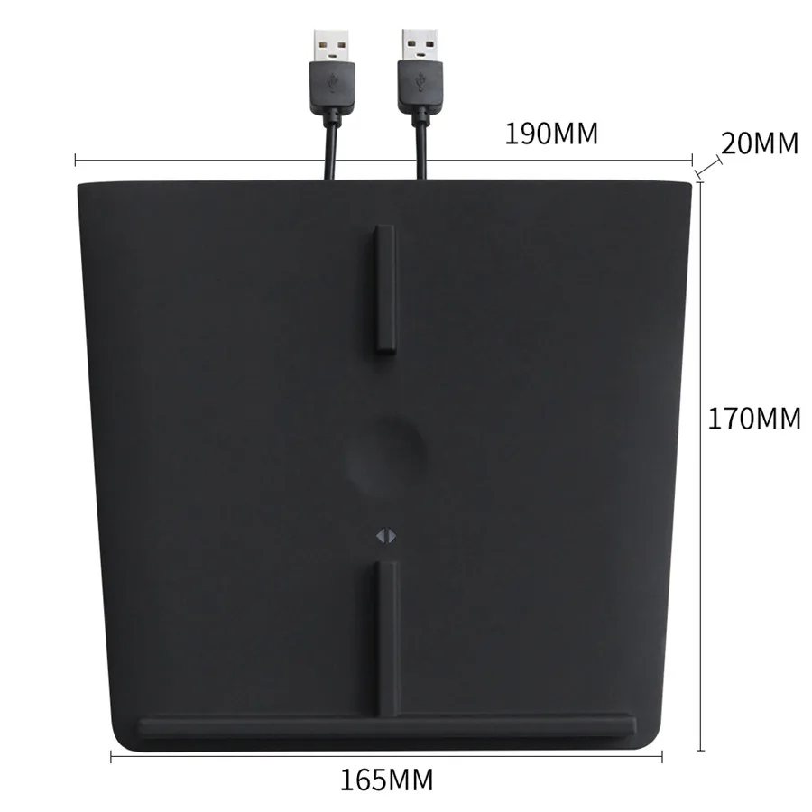  New Wireless Phone Charger Dual Phones Charging Anti-skid Car Mount Auto For Tesla Model 3 For All 
