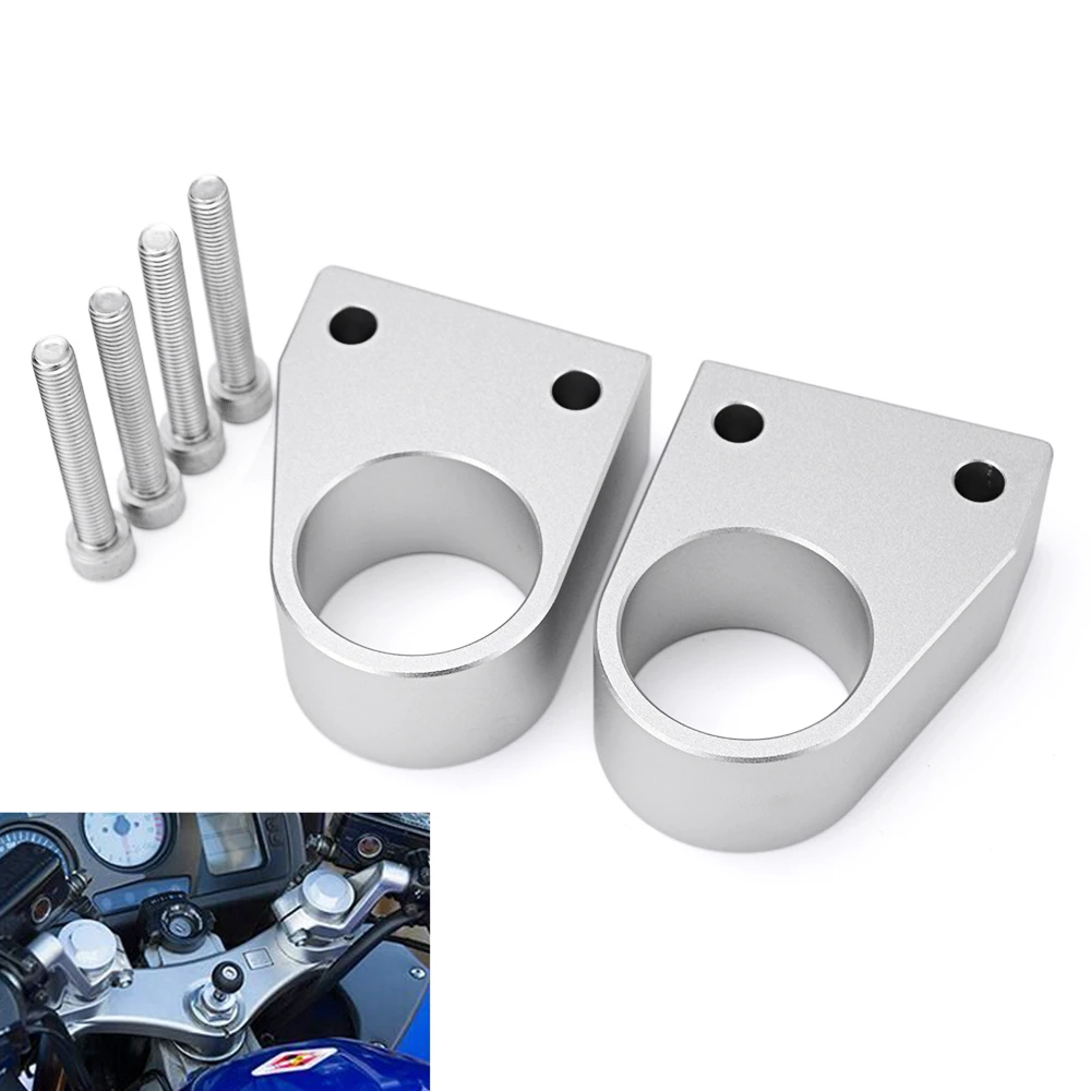 Per Honda Vfr800 Vfr 800 2014-2018 Accessori Di Trasporto Cnc Manubrio Riser Maniglia Vfr800 Bar Offset Riser Manubrio Bar Morsetto Adattatore