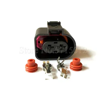 

2 Hole 6.3mm 1JO 973 752 / 1J0973752 Car Fuel Injection Connector Fan Socket For VW Toyota Honda Hyundai Elantra