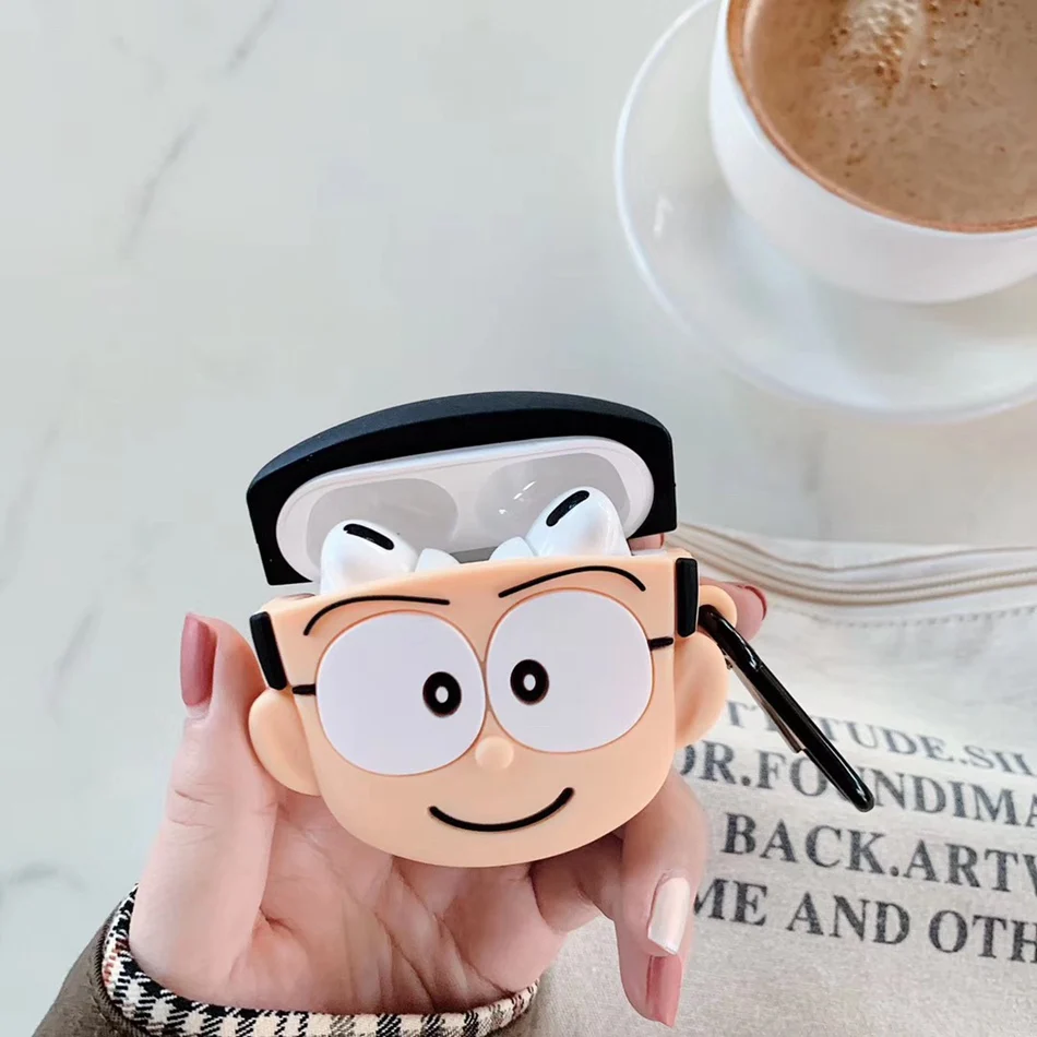 Чехол для наушников с 3D рисунком для Airpods Pro, чехол, милый силиконовый чехол для наушников с котом для Airpod Pro, чехол для Earpods Pro Funda - Цвет: 1124