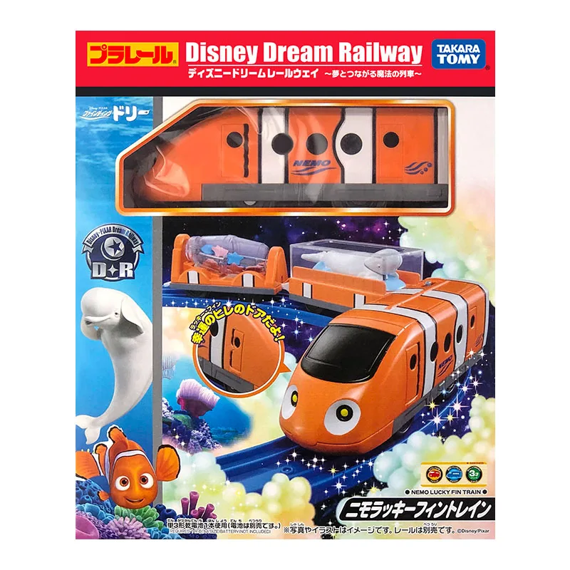 Такара Tomy disney Dream железная дорога плараил моторизованный Модель игрушки поезд арахис в поисках Мемо Микки Дональд - Цвет: Nemo