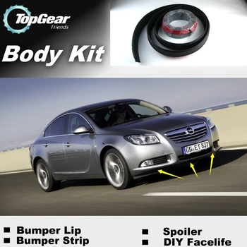 

Bumper Lip Lips For Opel Insignia 2008~2018 / Top Gear Shop Spoiler For Car Tuning / TOPGEAR Recommend Body Kit + Strip