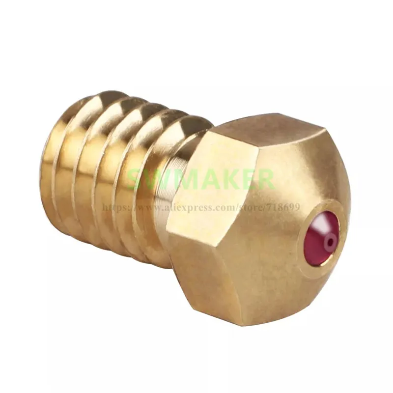 Flashforge/ctc/wanhao 3D принтер Запасные части Mk10 все металлические hotend комплект модернизации для 1.75 мм тепловой барьер трубки