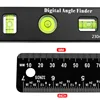 230mm 4in1 digital protractor angle ruler spirit level universal level ruler woodworking angle 360 degree angle protractor 3
