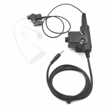 

Covert Acoustic Tube NATO Plug Earpiece Headset U94 PTT Mic for Samsung Huawei Xiaomi Earphone