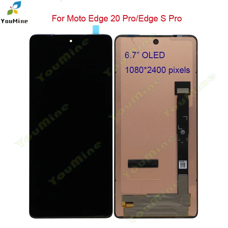 Original For Motorola Moto Edge 20 Pro Lcd Display Touch Screen
