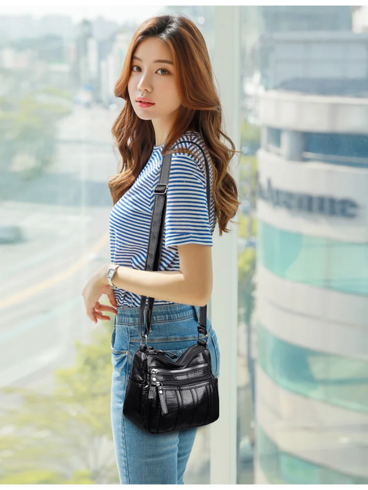 Trendy Women Handbags Simple Shell Crossbody Bag Fashion All-Match Female Purses Small Shoulder Messenger Bags