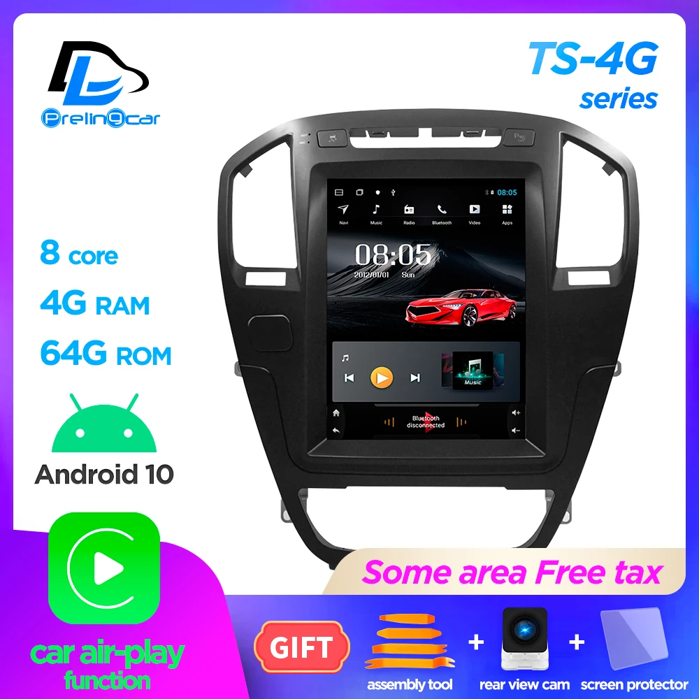 4G LTE вертикальный экран android 10 0 Автомобильный gps мультимедийный видеоплеер в