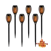 Lamps Torches Flame-Lights Balcony Flickering-Flame Courtyard Garden Solar Outdoor LED