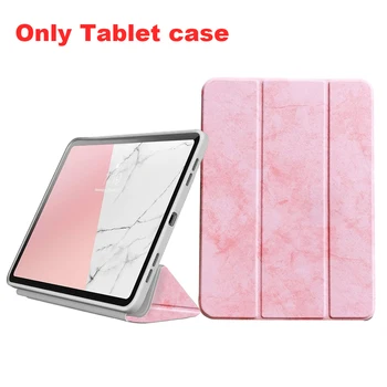 

Practical Anti Fall Pencil Holder Fashion Trifold Stand Tablet Case For IPad Pro 12.9 Inch PU Leather Stand Case Cover Protectiv