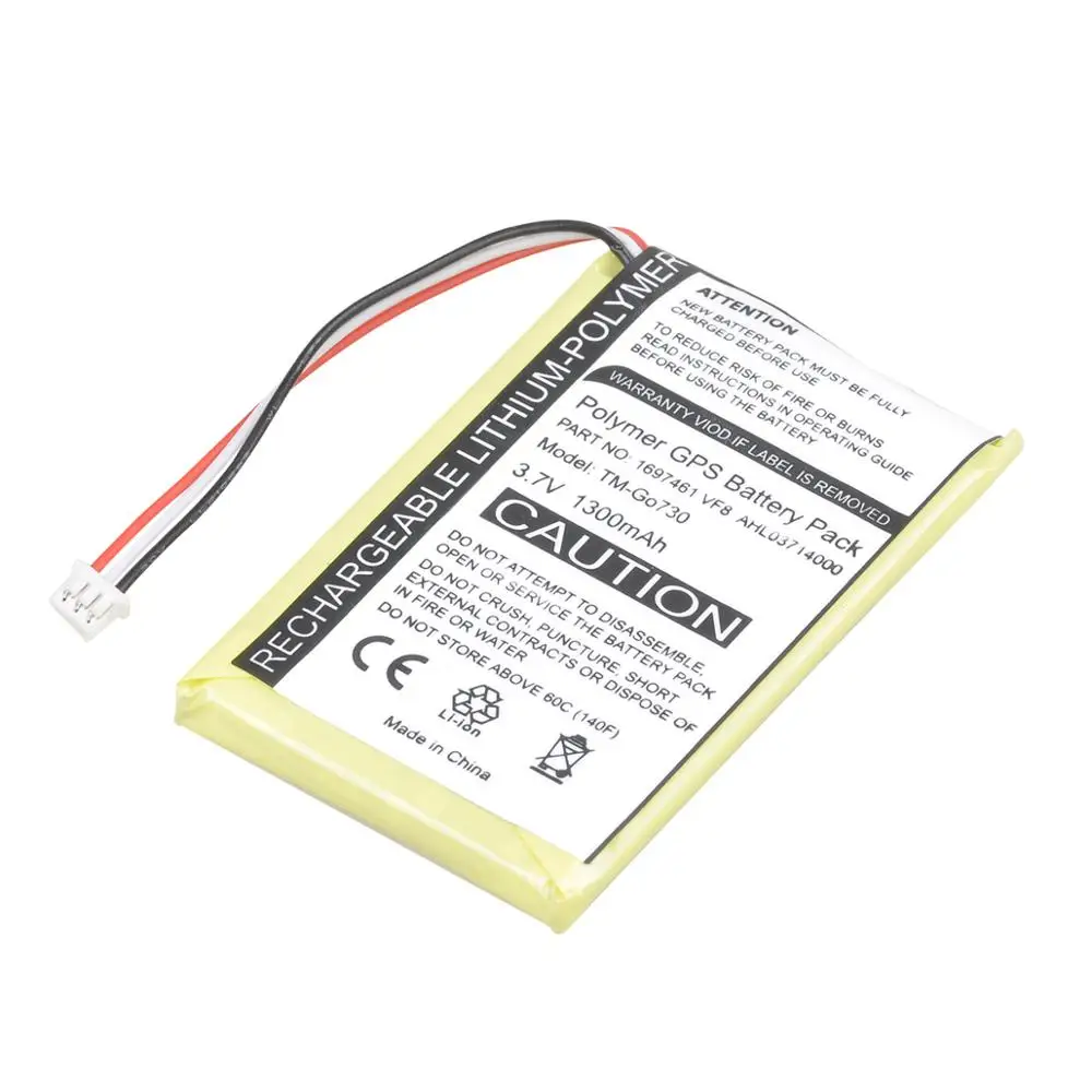 3x GPS Батарея для TomTom Go 530 Live 630 630T 720 730T go 930 930T SatNav 1300mAh батарея 1697461 AHL03714000 VF8