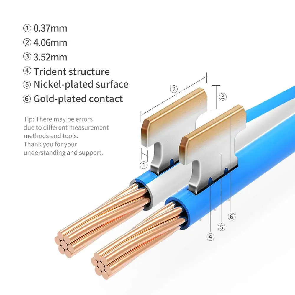 AUCAS CAT 6 Rj45 разъем Lan кабель Внешние HDs Компьютерные аксессуары компьютерные