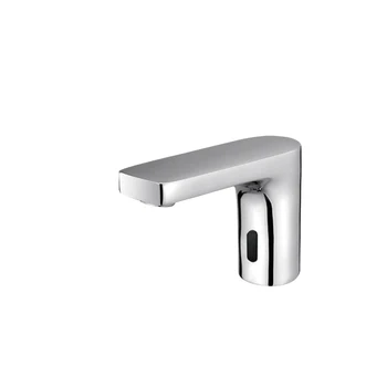 

Single Cold Water Supplied Deck Mounted Chrome Brass Automatic Basin Faucet