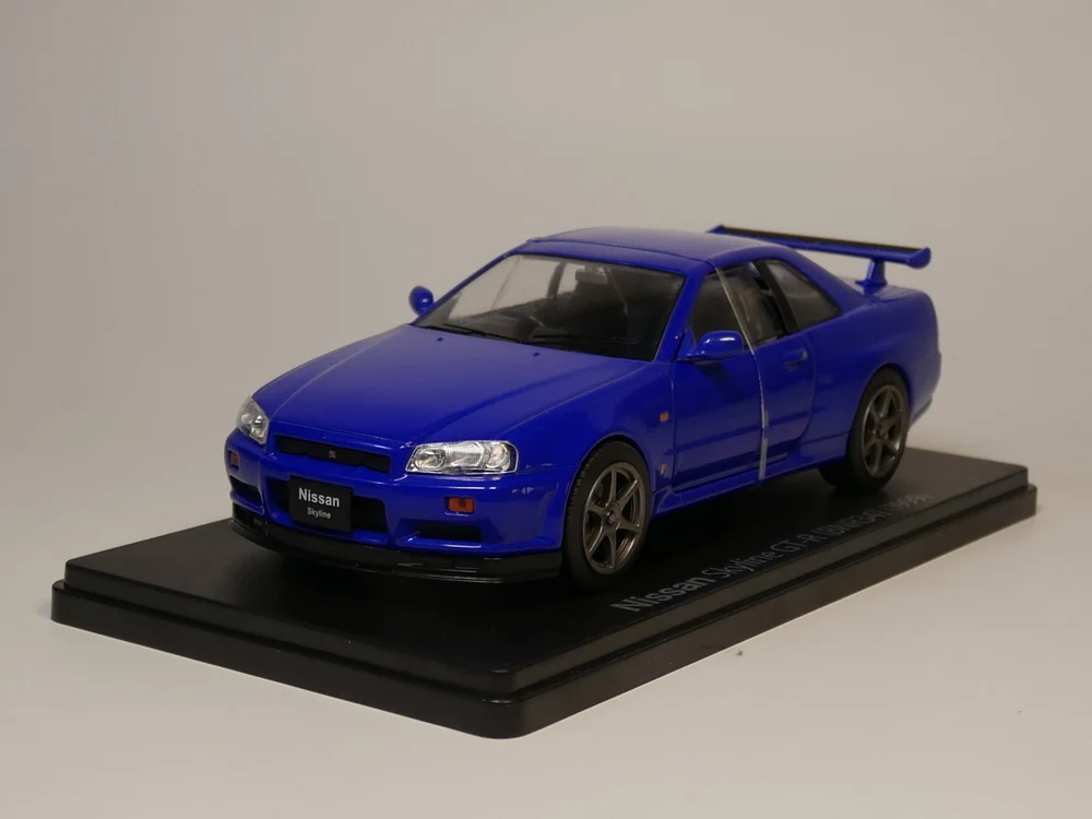 Hachette 1:24 Nissan Skyline GT-R(BNR34) 1999 японская коллекция автомобилей литой модельный автомобиль