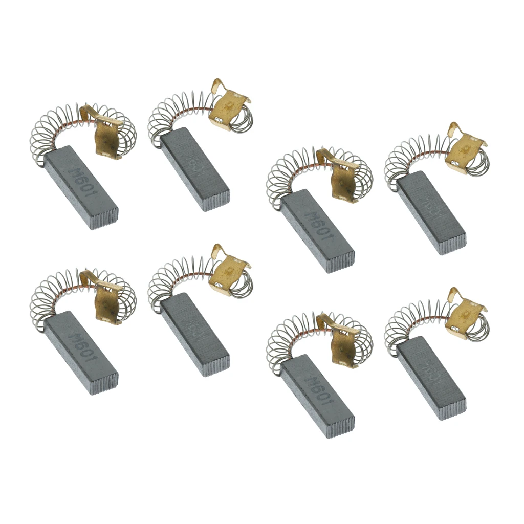 8pcs Repairing Part 32mm X 10mm X 6mm Carbon Brush For Pet Hair Dryer Electric Motor Repairing Part Supplies