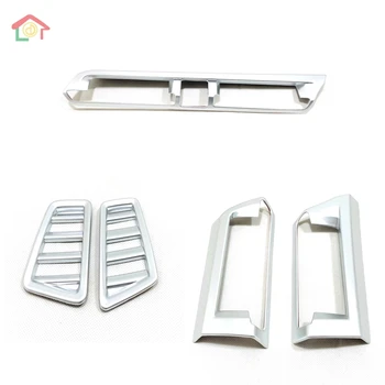 

For Peugeot 508 2019 2020 ABS Silver Side & Upper & Center Console A/C Air Outlet Vent Cover Trim Car Interior Accessories