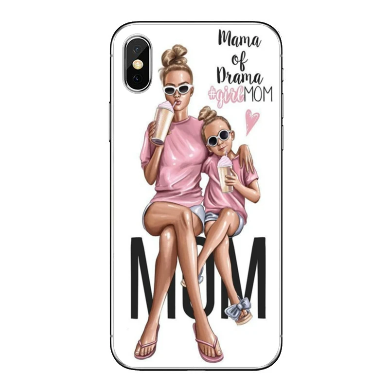 Супер мама девочка семья королева для huawei mate 20 10 9 P30 P20 P10 P9 pro Lite P Smart plus аксессуары чехол для телефона