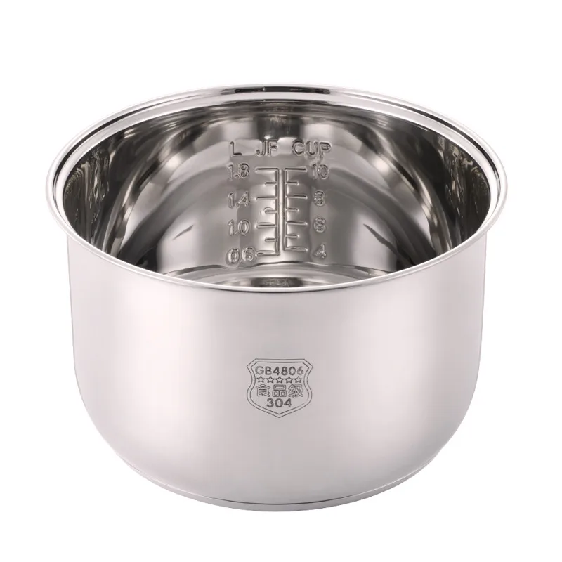 RiceCookerBowl2L3L4L5L304StainlessSteelSoupRiceBowlCooking