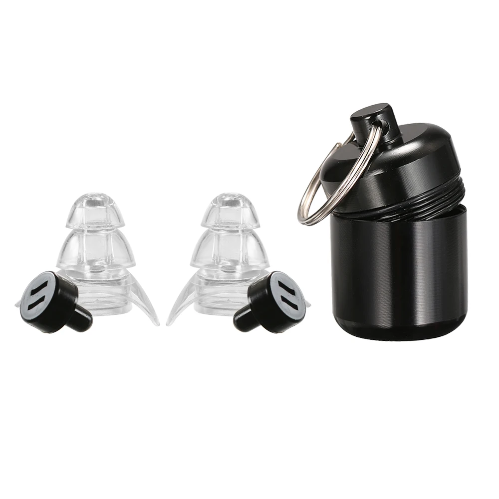 

Noise Cancelling Ear Plugs for Sleeping High Fidelity Silicone Earplugs Musicians' Hearing Protection with Sound Reduction