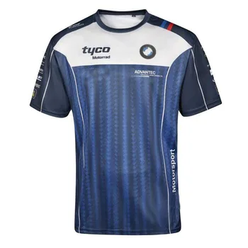 

2020 Summer Tyco For Bmw Team T Shirt Motorcycle riding casual short-sleeved Motorbike short T motos shirt