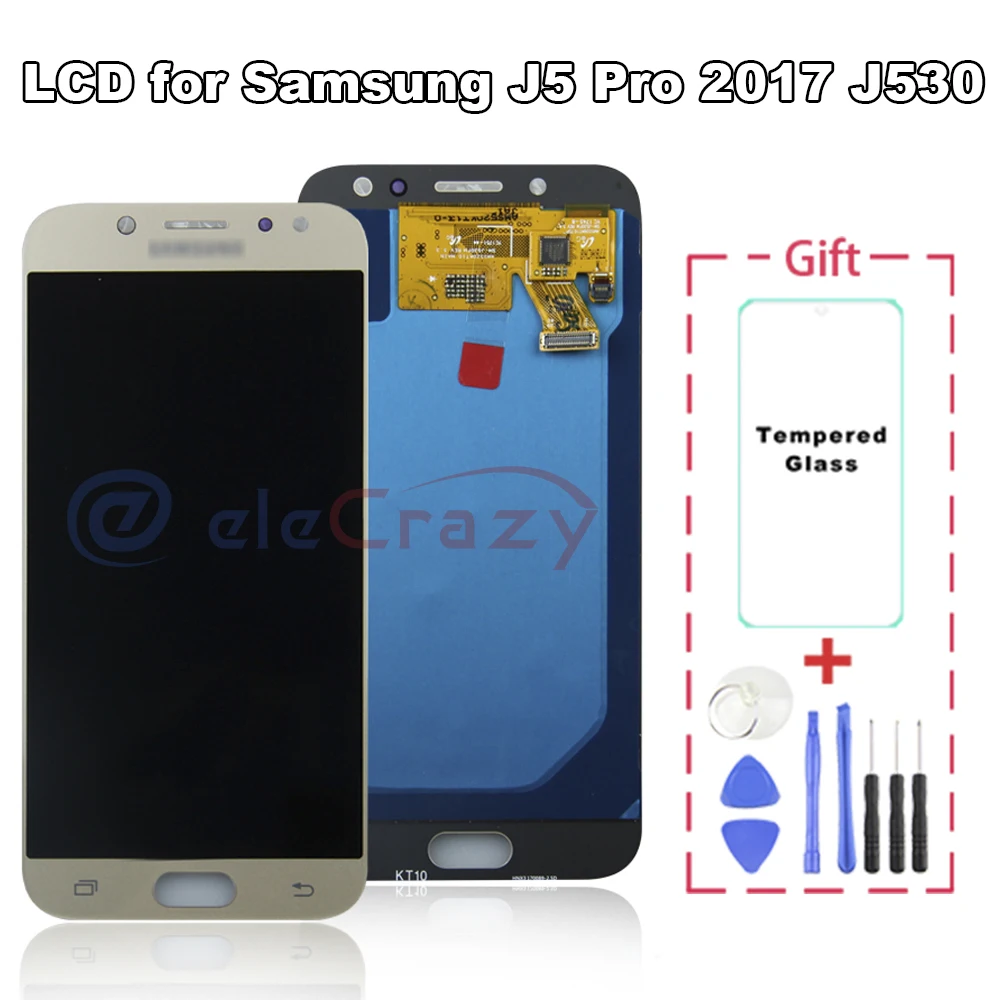 Оригинальный ЖК-дисплей для Samsung Galaxy J5 Pro 2017 J530 J530F дисплей сенсорный экран