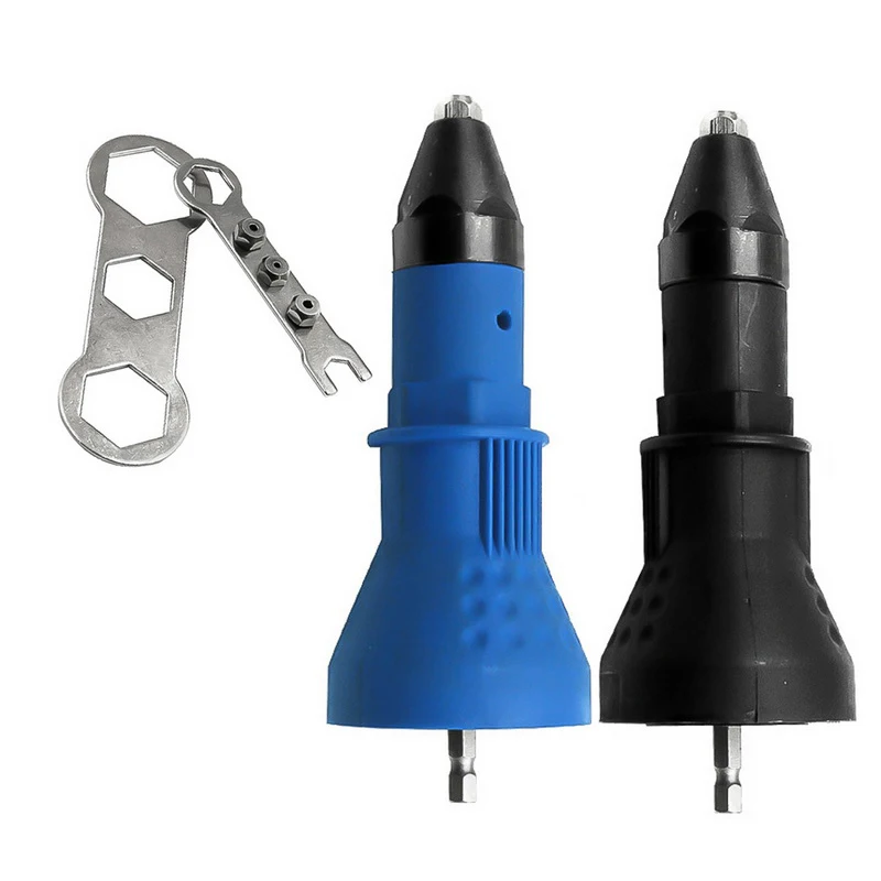 7 шт./компл. Электрический заклепочный гайковерт инструмент 2 4 мм 8 адаптер для