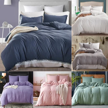 

Microfiber Polyester Duvet Cover Set Include Duvet Cover Pillowcases Without Filler Without Sheet Ins Hot Design Twin Queen King