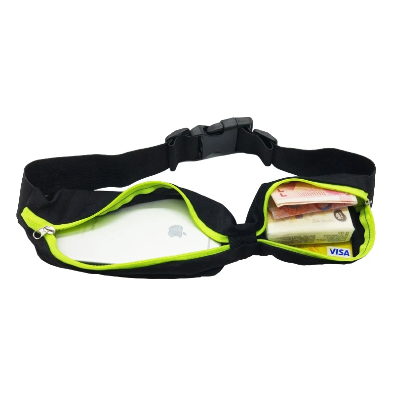 Small Portable Waterproof Sports Running Waist Bag Outdoor Phone Jogging Pouch Training Racing Hiking Cycling Belts Running Bag