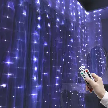 

3M LED USB String Lights Garland Curtain Lamp New Year Christmas Decorations for Home Bedroom Window Dropshipping