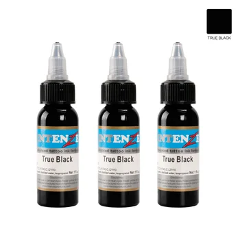

Sell like hot cakes 10 Bottles Permanent True Black Tattoo Microblading Pigments Body Paint Color For Tattooing