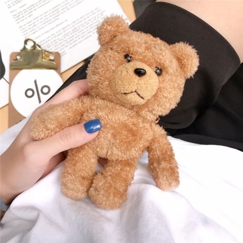 

New Cute Cartoon Bear Headphone Case for Apple Airpods 2 Soft Silicone Plush Animals Bluetooth Earphone Protective Cover